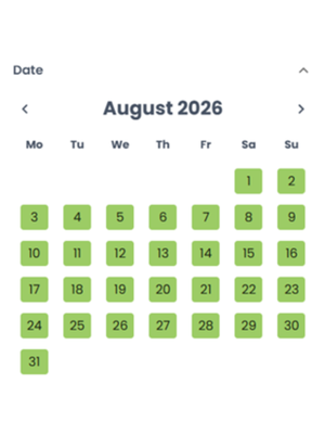 Select your start date